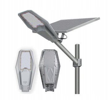 LAMPA ULICZNA LED SOLARNA 600W PRZEMYSLOWA 12KmAh