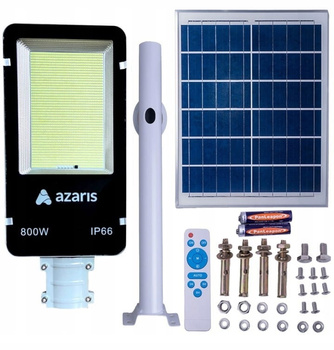 LAMPA ULICZNA LED SOLARNA 800W PRZEMYSLOWA 30 Ah