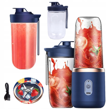 BEZPRZEWODOWY BLENDER PRZENOŚNA MINI SOKOWIRÓWKA 2 BUTELKI BLENDY AND GO