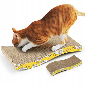 Drapak Dla Kota Legowisko Kartonowy Lodka 45cm Wygodny Stabilny EKOLOGICZNY