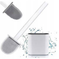 SZCZOTKA DO WC GLAMOUR SILIKONOWA DO TOALETY PŁASKA TOALETOWA 2W1