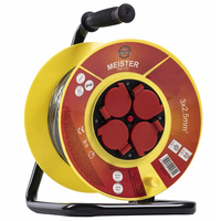 PRZEDŁUŻACZ BĘBNOWY OGRODOWY 25M 3X2.5 ELEKTRYCZNY WODOODPORNY ZEWNĘTRZNY