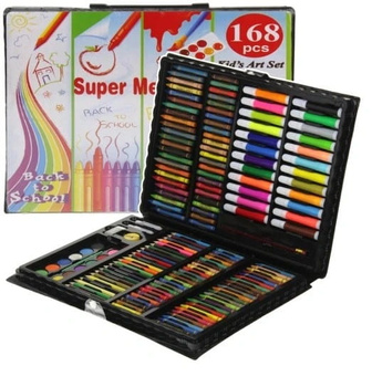 Zestaw Artystyczny Do Malowania Rysowania 168 el.