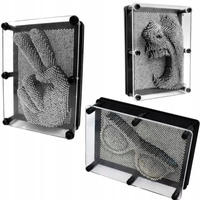 PINART TABLICA SZPILKOWA METALOWA DUZA 20x15 CM SENSORYCZNA RAMKA