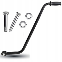 PCHACZ KIJ PROWADNIK KIJ DO ROWERU ROWERKA NAUKA JAZDY CZARNY UCHWYT