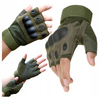 Rękawice Taktyczne Ochronne Usztywniane Ochrona kostek Bez palców rozmiar L