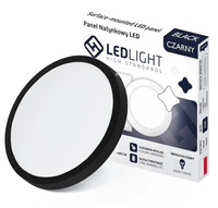 PANEL plafon LED NATYNKOWY 18W NIEMRUGA CCD OKRĄGŁY NATYNKOWA LAMPA LED
