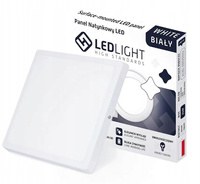 PANEL LED NAŚCIENNY 24W NATYNKOWY NIEMRUGA CCD KWADRATOWY