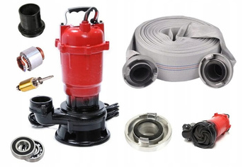 POMPA DO SZAMBA WODY Z ROZDRABNIACZEM WĄŻ 30M 7777